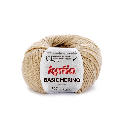 [BASICMERINO10] Basic Mérino 10 Beige très clair Laine Katia