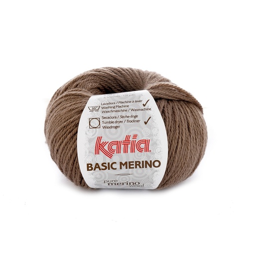 [BASICMERINO68] Basic Mérino 68 Brun fauve Laine Katia