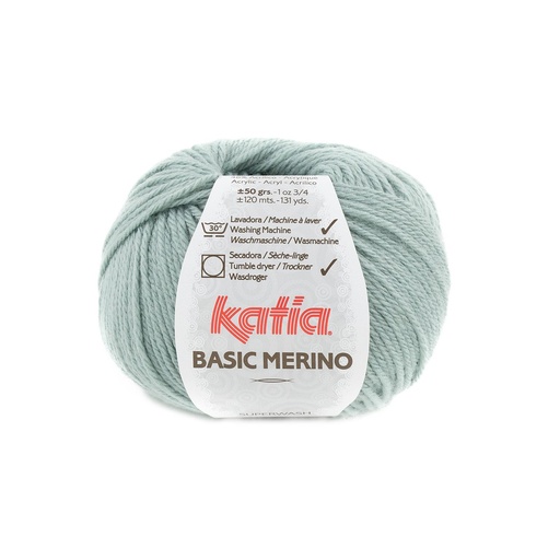 [BASICMERINO80] Basic Mérino 80 Vert Blanc Laine Katia