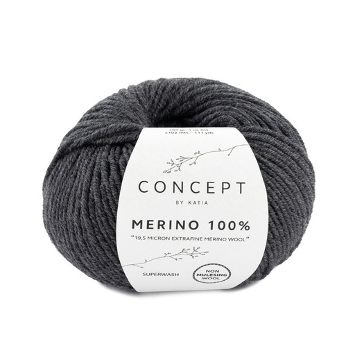 [MERINO100503] Mérino 100% 503 Gris foncé Laine Katia