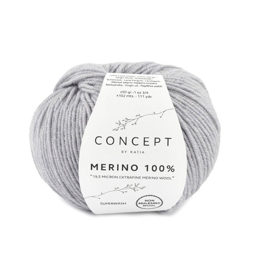 [MERINO100505] Mérino 100% 505 Gris clair Laine Katia