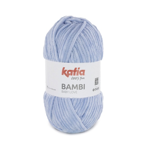 [BAMBI335] Bambi 335 bleu ciel Laine Katia