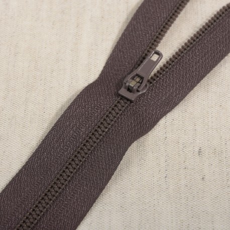 Fermeture éclair fine spéciale pantalon 570 marron