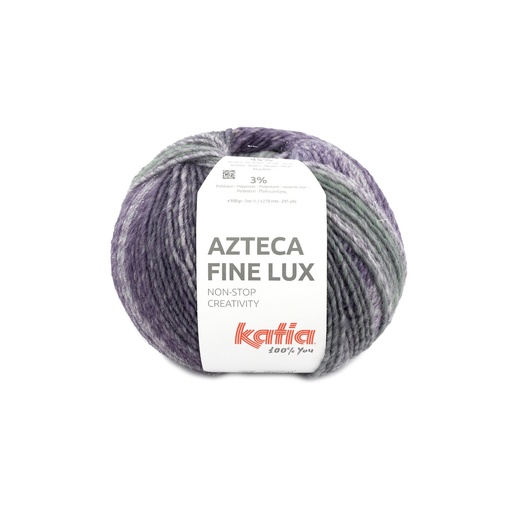 [aztecafinelux416] Azteca fine lux Laine Katia 416 mure nacré vert moyen