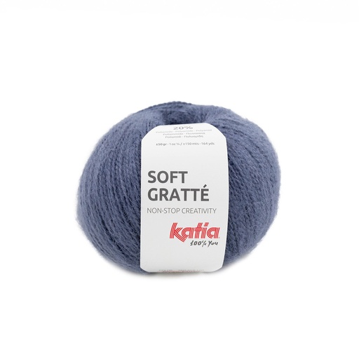 [softgratté65] Soft gratté Laine Katia 65 jeans