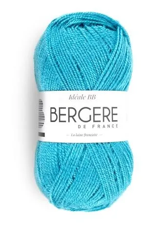 [11122] Idéal BB Bleu Atoll 50% laine 50% acrylique