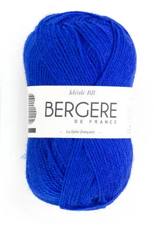 [10852] Idéal BB Bleu Roi 50% laine 50% acrylique