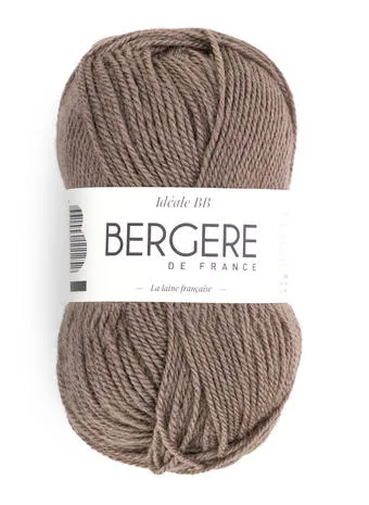 [11112] Idéal BB taupe 50% laine 50% acrylique