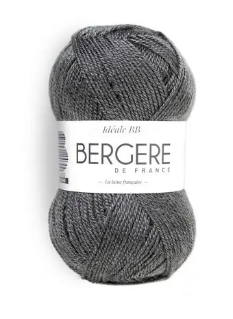 [11130] Idéal BB cendre 50% laine 50% acrylique