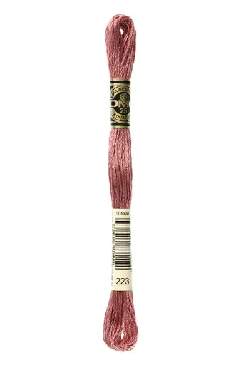 [117MC223] Fil à broder Mouliné Spécial DMC 223 Bois de rose