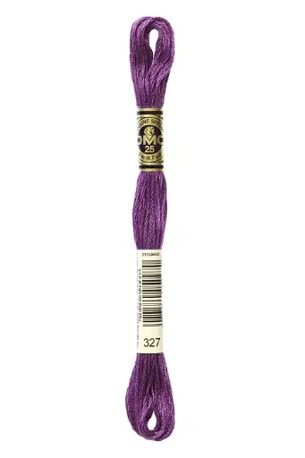 [117MC327] Fil à broder Mouliné Spécial DMC 327 Violet foncé