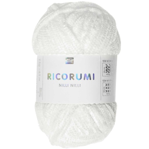 [383360001] Ricorumi Nilli Nilli 25grs Blanc 001 