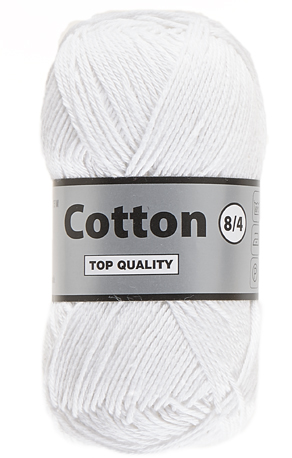 [84005] Cotton 8/4 lammy Yarns 005 blanc