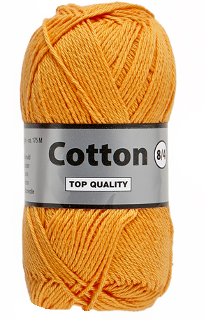 [84041] Cotton 8/4 lammy Yarns 041 jaune orange