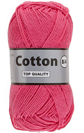 [84020] Cotton 8/4 lammy Yarns 020 rose fuchsia