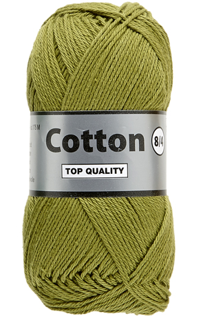 [84380] Cotton 8/4 lammy Yarns 380 vert moutarde