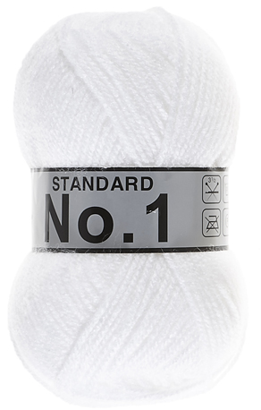 [N1005] Numero 1 standard lammy Yarns 005 blanc 