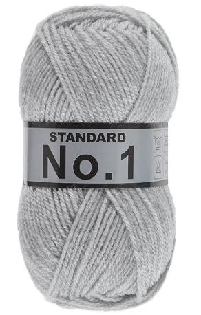 [N1038] Numero 1 standard lammy Yarns 038 gris clair