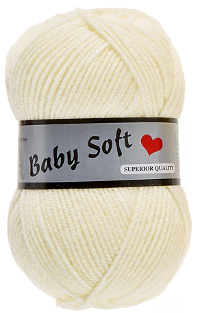 [BABY016] Baby soft lammy Yarns 016 écru