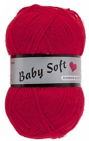 [BABY043] Baby soft lammy Yarns 043 rouge