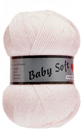 [BABY710] Baby soft lammy Yarns 710 rose pâle