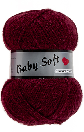 [BABY042] Baby soft lammy Yarns 042 bordeaux