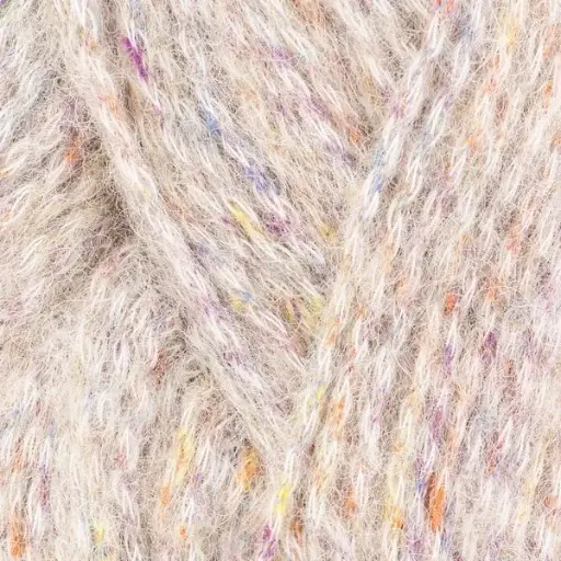 [10857] Lou blanc tweed 64% coton 18% alpaga 18% laine